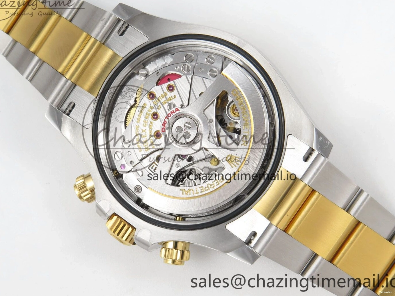 on Dial YG SS YG Edition Diamonds Bracelet THBF 126503 Black 1:1 Best SH4131 Daytona 0509